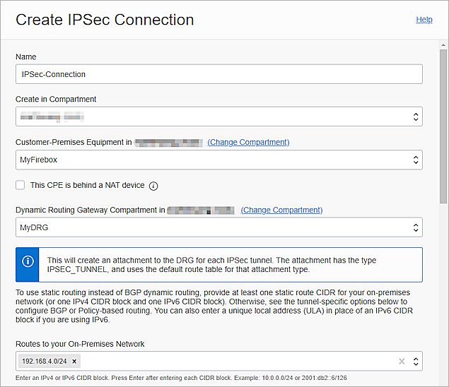 Screenshot of Oracle Cloud, picture12